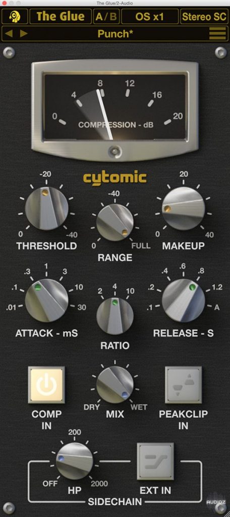 Cytomic The Glue v1.3.19（英国经典总线压缩器插件）