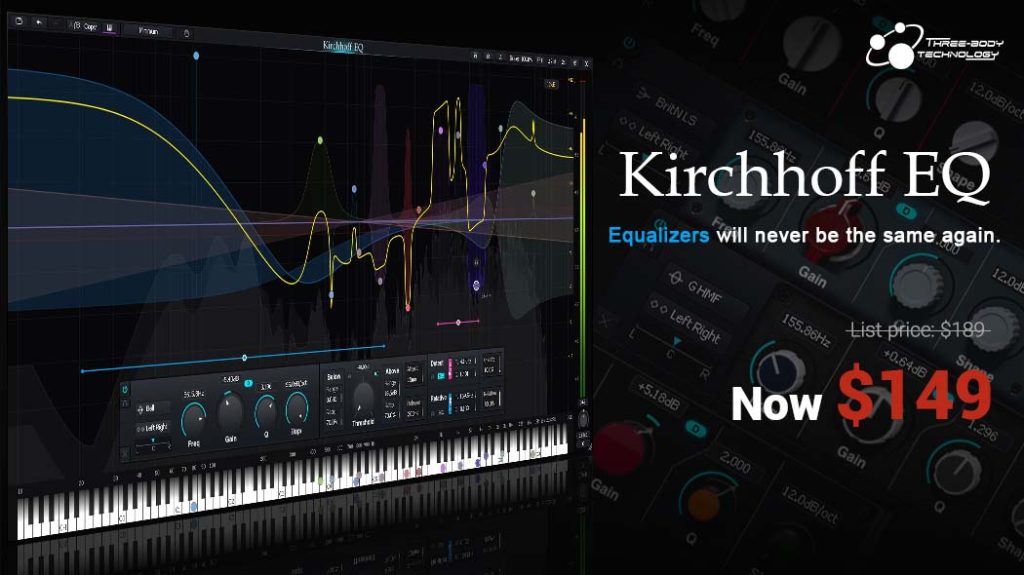 Three Body Tech – Kirchhoff EQ v1.5.1 VST, VST3 x64 – equalizer